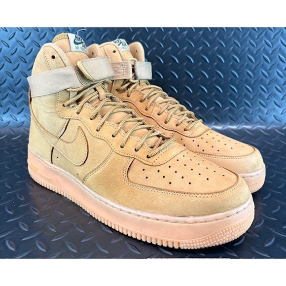 Nike Air Force 1 High Wheat (2016) 882096-200 Mens Leather sneakers size 12 - Picture 2 of 8